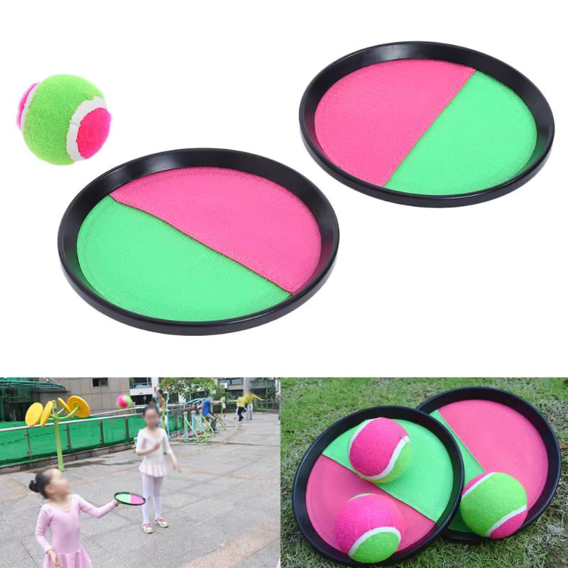 Meade Klebrige Kugel Spielzeug, Fangen Ball Spiel Set, Bunt / Mehrfarbig - Bild 1