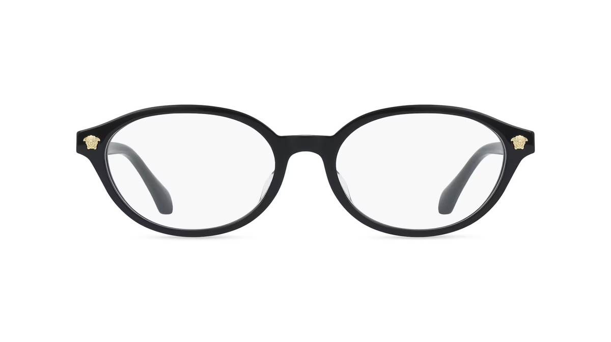 Versace VE3393D Korrektionsbrille Damen, Vollrand, Oval, Acetat, Schwarz - Bild 1