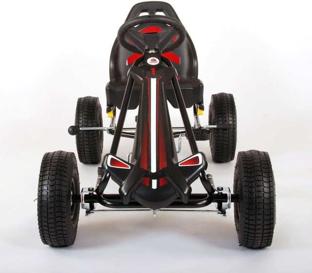 TPFSports Go Kart Rennwagen Schwarz ab 4 Jahren - Bild 1