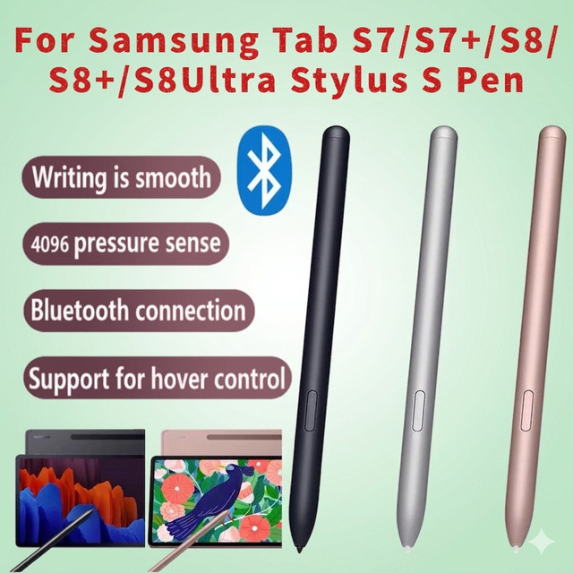 Original Samsung S Pen Ersatz-Stylus mit Bluetooth für Galaxy Tab S7, S7+, S8 und S8+ (SM-T970, T870, SM-X700, SM-X800) - Bild 1