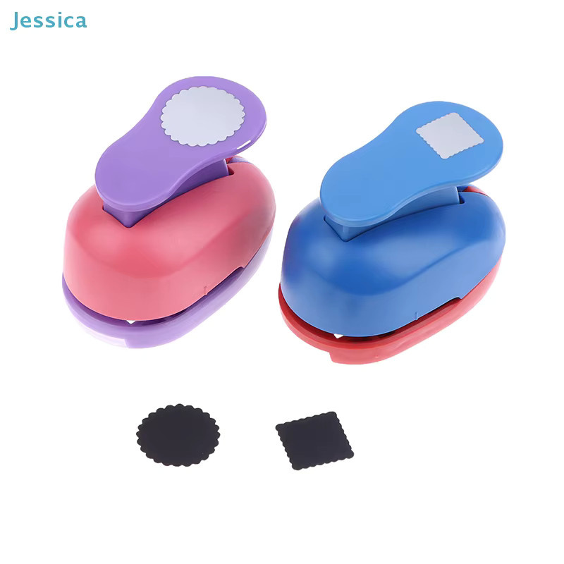 Jessica DIY-Bastelpapierstanzer für gewellte Quadrate in Multicolour, 2,5 cm - Bild 2