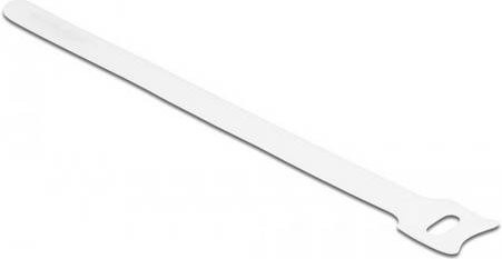 Delock Klettkabelbinder Weiß 10 Stück L: 200 mm, B: 12 mm - Bild 1