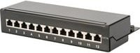 Digitus Netzwerk-Patchbox CAT 6a 12 Port RJ45 geschirmt Schwarz DN-91612SD-EA - Bild 1