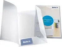 Biella Präsentationsmappe Pearl 5 in A4, Weiß und Transparent - Bild 1