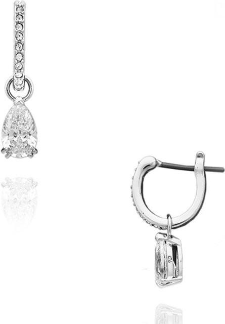 Swarovski Creolen Ohrhänger, Kristall, Weiß, Damen - Bild 1