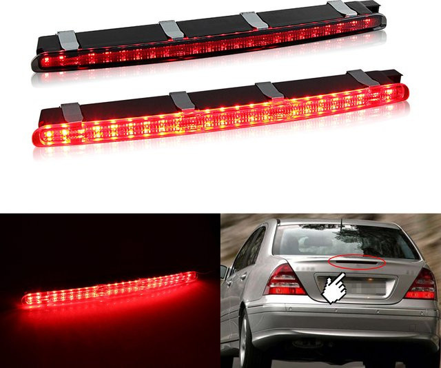 SAARMAT LED Bremslicht für Mercedes-Benz C-Klasse W203 (2001-2007), Canbus 12V, Rot - Bild 1
