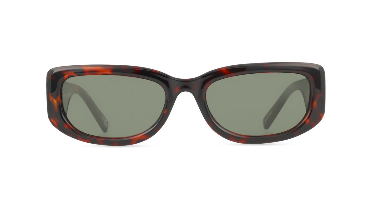 Le Specs MONOPOLY Sonnenbrille, Vollrand, quadratisch, Unisex, braun, grün - Bild 1