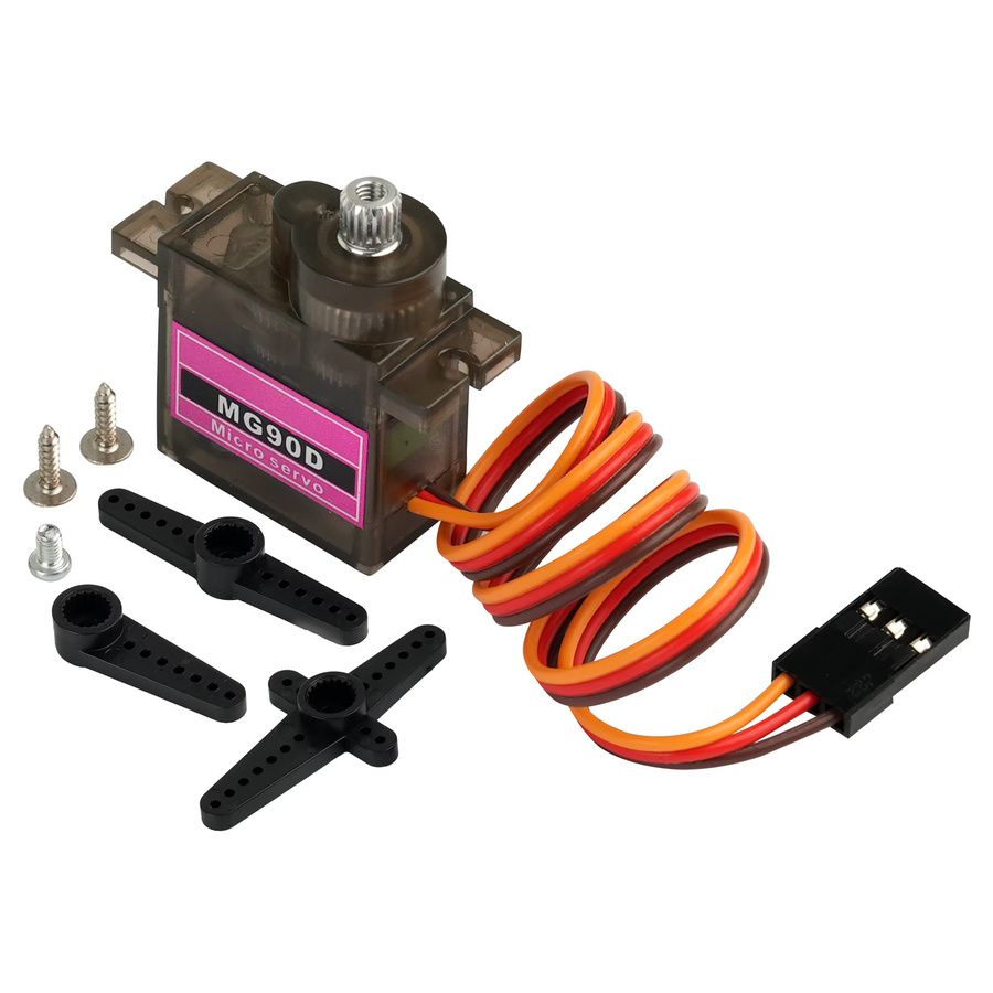 wishiot MG90D 9g Micro Servo, 2,0 kg Hohes Drehmomentlager Upgrade, für RC Flugzeug Hubschrauber Drohne Spielzeug - Bild 2