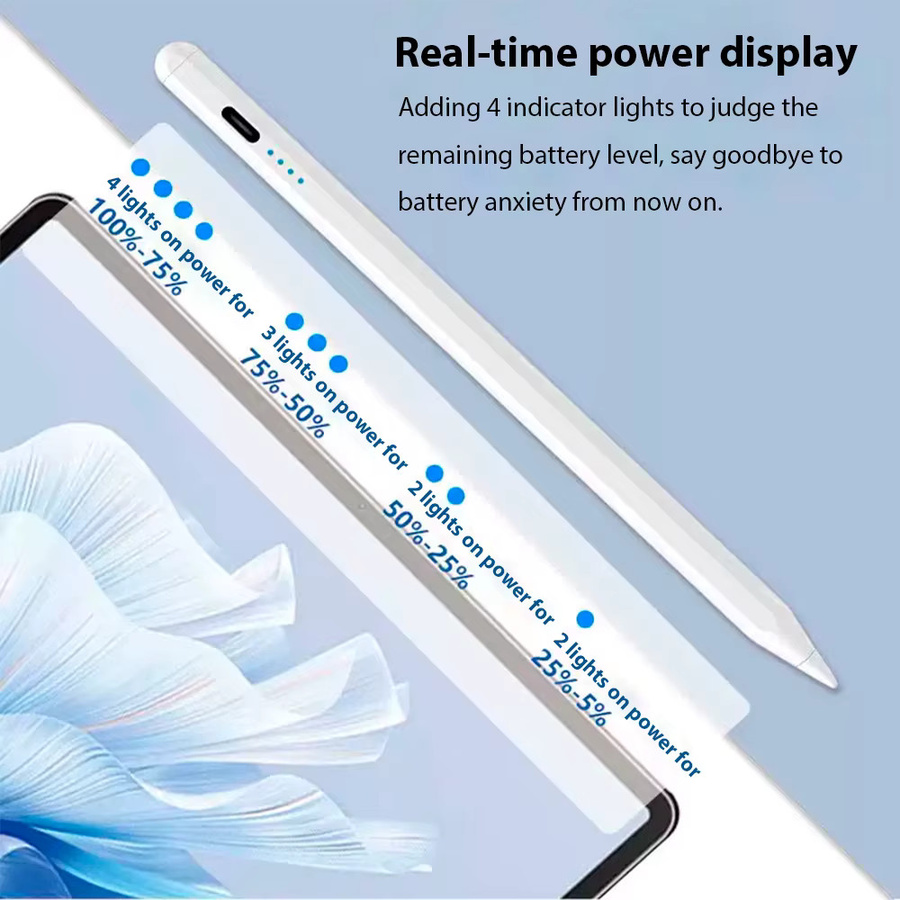 Apple Stylus für iPad mit magnetischer Adsorption und Palm Rejection in Weiß - Bild 4