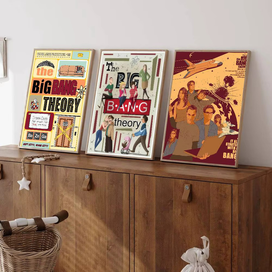 Rastar Wandkunst The Big Bang Theory Paper Poster in Multicolour im skandinavischen Design - Bild 2