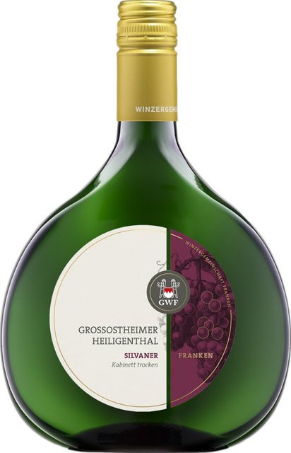 Großostheimer Heiligenthal Silvaner Kabinett Weißwein, Franken, 2023, trocken, 0,75 l - Bild 1