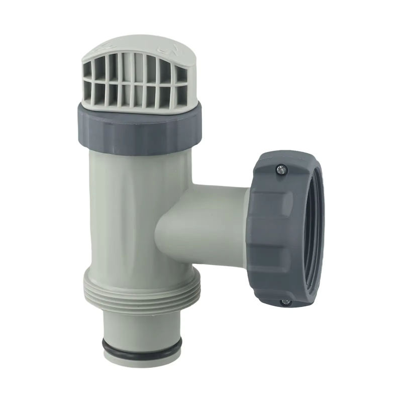 Intex Kunststoff-Pool-Kolbenventil mit Typ B Schlauchadapter in Grau als Ersatzteil für Boden-Pool-Kolbensysteme - Bild 5
