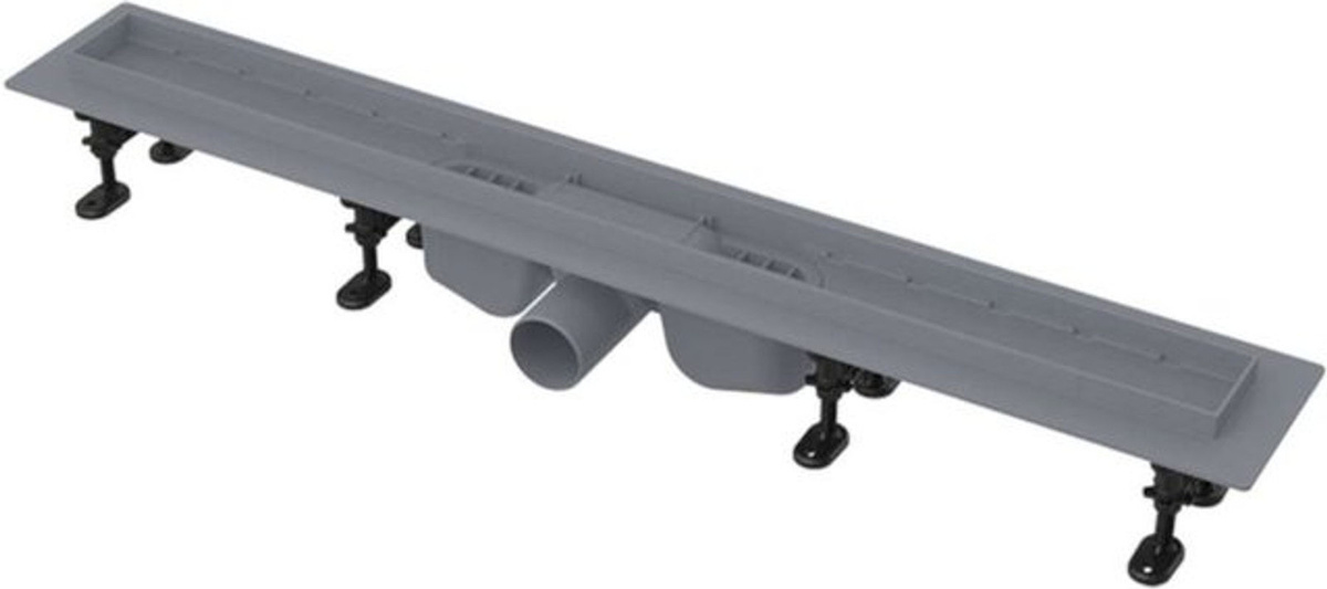 Alcadrain Duschwanne Duschrinne Duschwanne Optimal mit Rand zum Einlegen von Lochraster oder Fliesen APZ12-1050 Breite: 105 cm - Bild 1