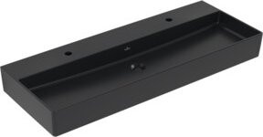 Villeroy & Boch Waschtisch Memento 2.0 in Schwarz, rechteckig, B/T: 120 x 47 cm - Bild 1