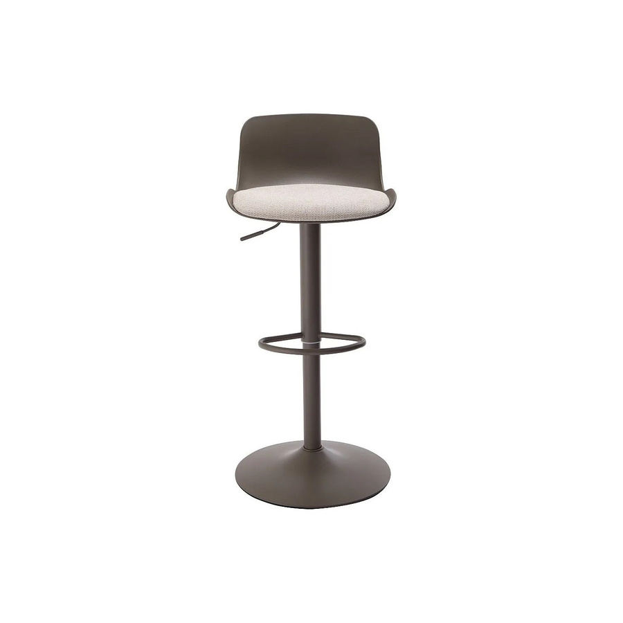 Barhocker Dorelio Vente-unique in Taupe und Beige mit Metallgestell - Bild 2