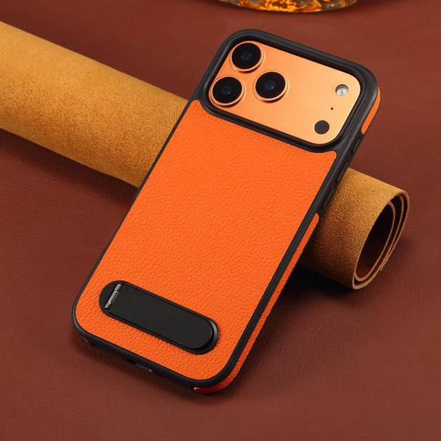 Denior Magnetische Handyhülle mit Lychee-Muster aus PU-Leder für iPhone 17 16 15 14 13 Pro Max Plus, Kabelloses Laden unterstützt - Bild 1
