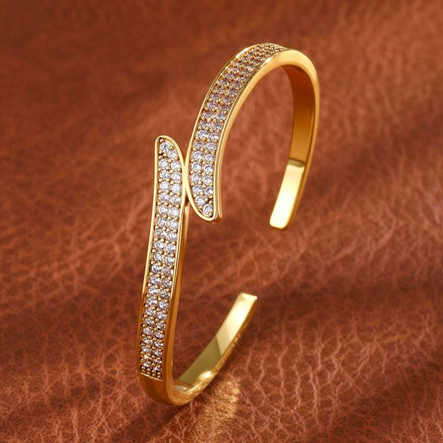 ZAKOL Armband, 18 Karat vergoldet, Zirkon, Damen - Bild 1