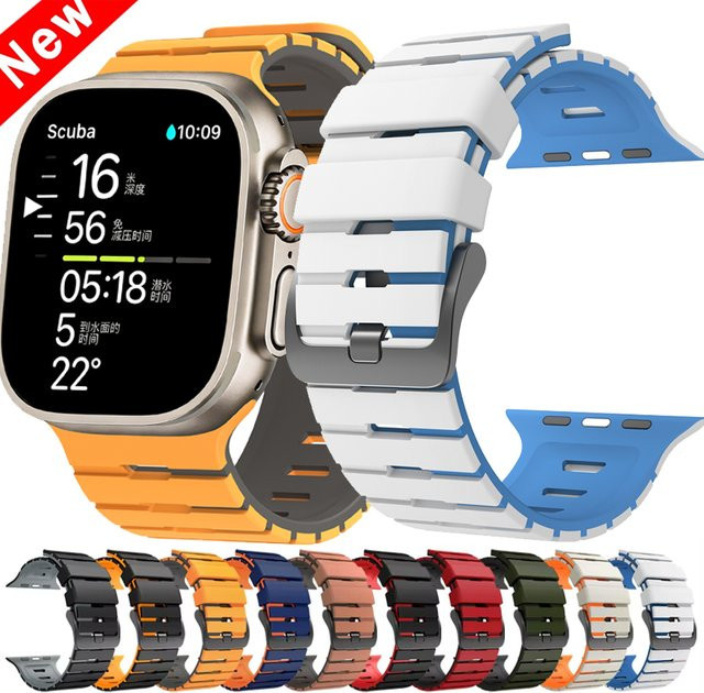 Uhrenarmband Silikon, Unisex - Bild 1