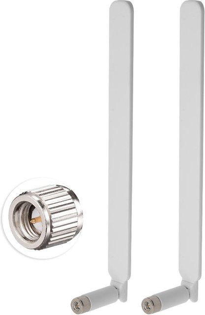 NOWEPOCH 2er-Set 4G LTE Wireless Router Antennen mit 5dBi Signalverstärkung und SMA-Anschluss in Schwarz und Weiß für B310 B593 B315s E5186s CPE Router - Bild 1