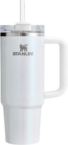Stanley Quencher H2.0 FlowState Trinkbecher Schimmer-Edition in Pearl White, 887 ml - Bild 1
