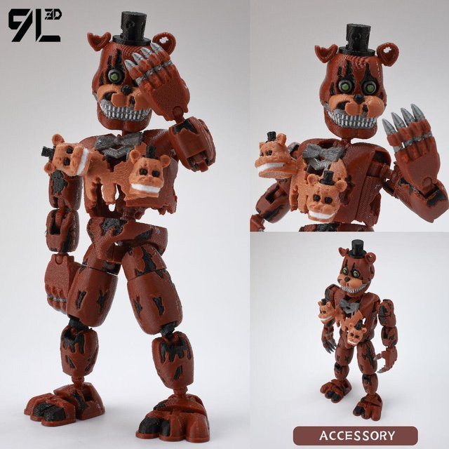 Fnaf Freddy Fazbear's Purple Guy Actionfigur, ab 14 Jahren - Bild 1