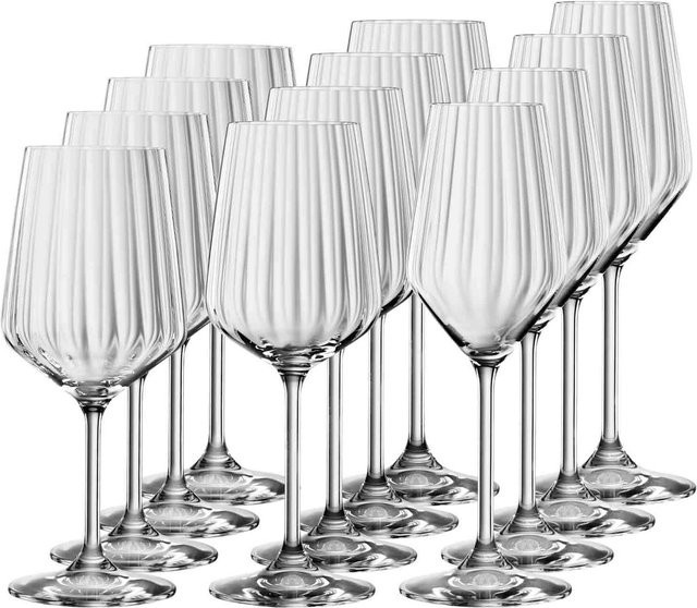 Spiegelau Lifestyle Wein- und Champagnergläser Set, 12-teilig, transparent - Bild 1