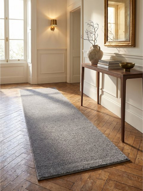 Kadima Design Teppich Kurzflor MAIN in Grau, einfarbig, B: 80 cm, T: 150 cm - Bild 1