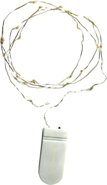 Lex LED Lichterkette mit 30 warmweißen LEDs und Kupferkabel für die Dekoration mit Batteriebetrieb - Bild 1