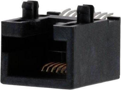 Molex Jack 955016890 Lo Pro Mod Buchse mit 8P8C Polzahl in Schwarz - Bild 1