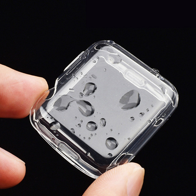 Displayschutzfolie TPU für Apple Watch, Schwarz, Unisex - Bild 1