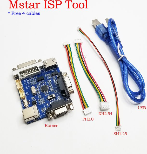 Mstar Burner Programmierer USB Debugging ISP Tool für RTD, Realtek, Novatek, MTK und SigmaStar in Blau mit USB-C Anschluss - Bild 1