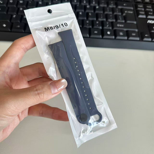 Xiaomi Uhrenarmband Silikon, Schwarz, NFC - Bild 1
