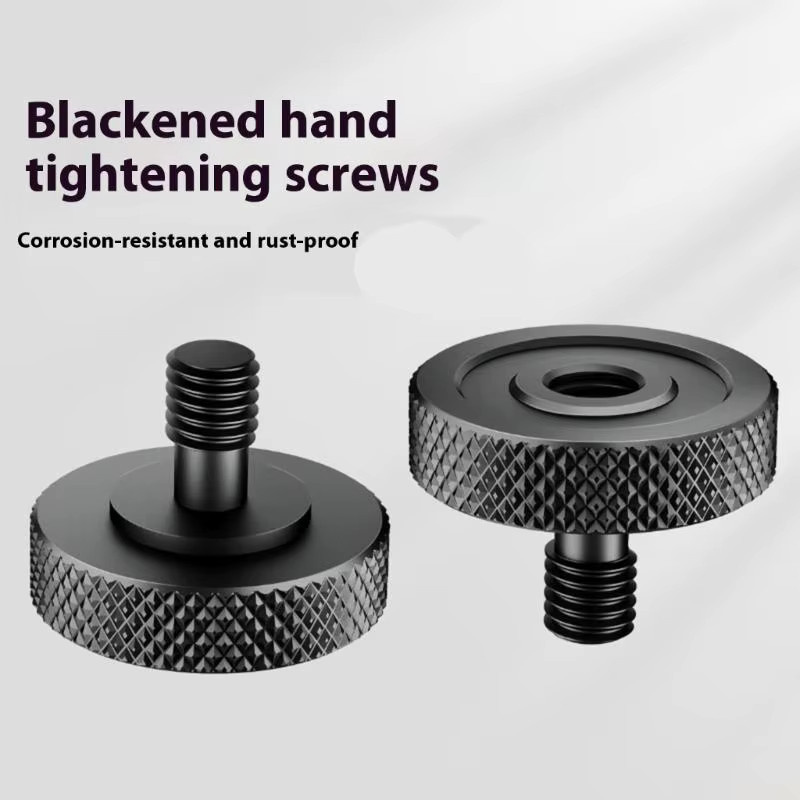B03F Stativ-Adapter Schraube zur Umwandlung von 1/4 auf 1/4 Zoll in Schwarz - Bild 4