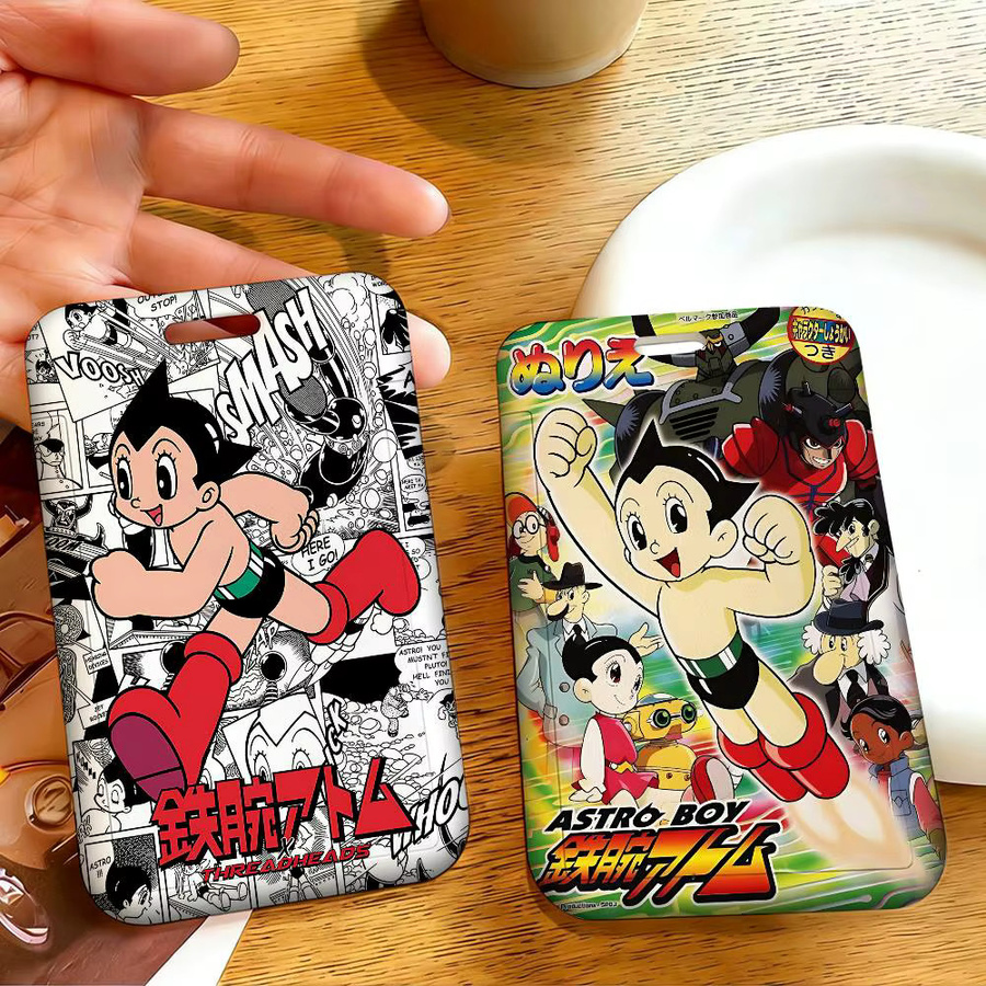 A-Astro Boy Arbeits-Ausweishalter mit langem Schlüsselband und Namensschild-Hülle in Multicolour - Bild 2