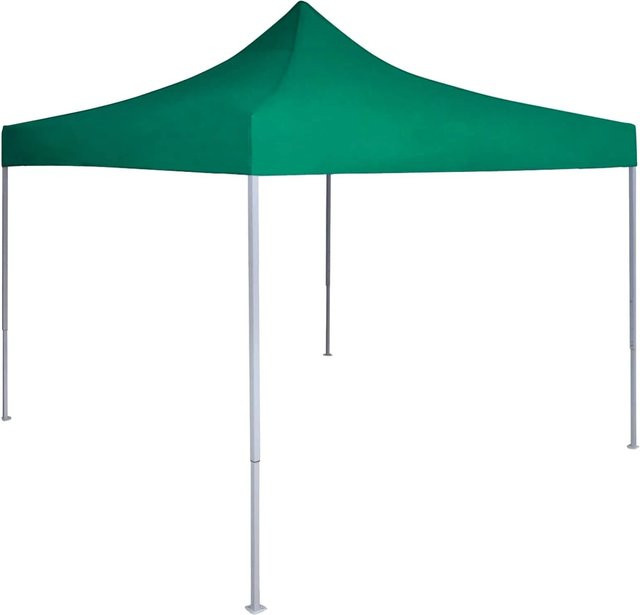 vidaXL Party-Zelt Grün aus Oxford-Stoff und PVC, B/T/H: 291 x 291 x 315 cm - Bild 1