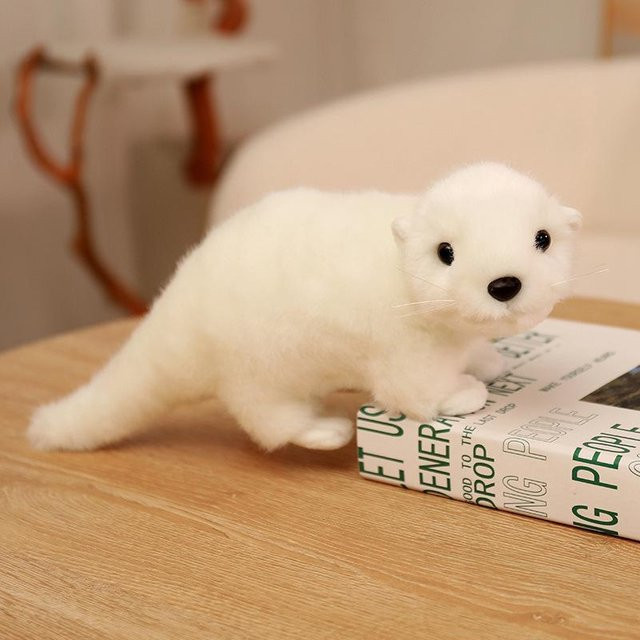 Otterpuppe Plüschtier, Seeotterpuppe, weiß - Bild 1