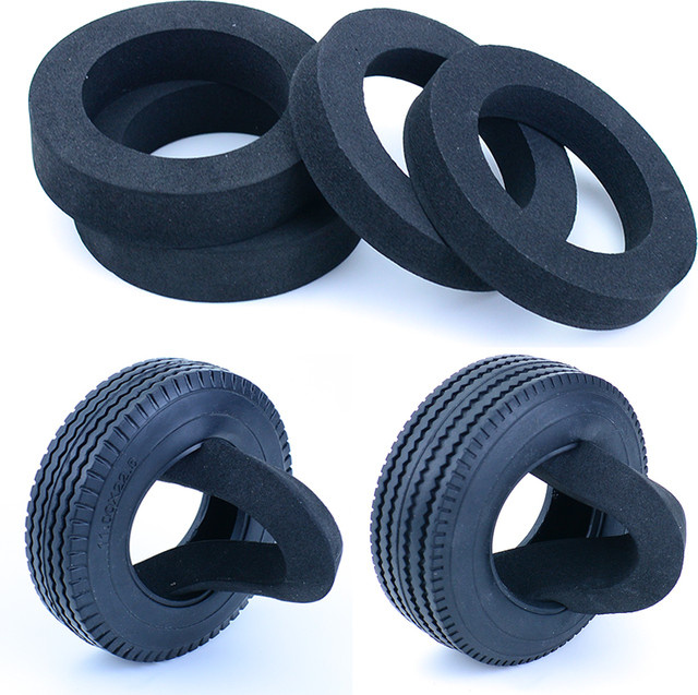 Tamiya Reifenfüllungen aus Schaumstoff, 2-teiliges Set, 1:14 - Bild 1