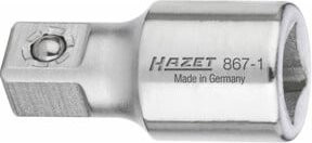 Hazet Verlängerung 867-1 mit 1/4 Zoll Vierkant hohl und massiv in Silber - Bild 1