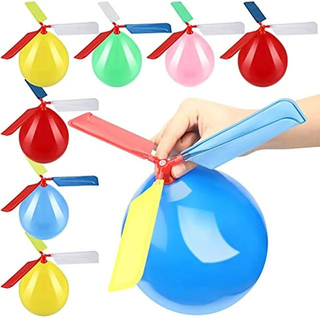 soulbao Ballon Rotierender Hubschrauber Launcher, 6-12-teiliges Set, Outdoor Spielzeug - Bild 1