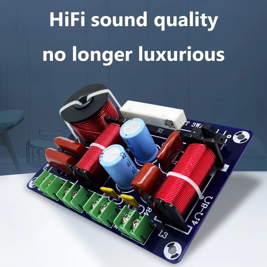 3-Wege Frequenzteiler 250 W HiFi Audio Filter Platine mit einstellbarem Medium-Bass-Bereich 5200 Hz-5500 Hz in Multicolour - Bild 2