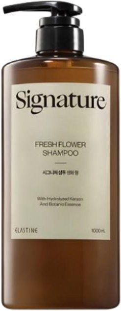 Elastine Signature Shampoo, 1000 ml, für strapaziertes und trockenes Haar, Biotin, Panthenol - Bild 1