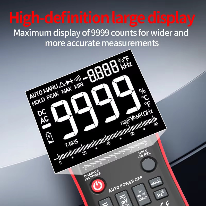 ZOYI ZT-X Digital-Multimeter: Hochpräzises und tragbares Multifunktionsmessgerät mit automatischem Bereichswechsel für elektrische Reparaturen - Bild 2