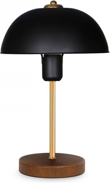 Opviq Tischleuchte aus Metall in Schwarz mit E27 Fassung, B/H/T: 23 x 38 x 23 cm - Bild 1