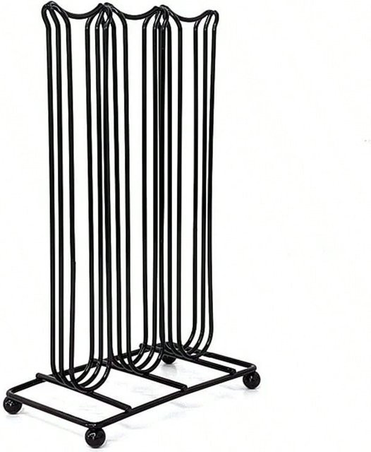 Kaffeekapselhalter Aufbewahrungs-Organizer von Yiran Furniture aus Metall für 42 Kaffeepads in Schwarz - Bild 1