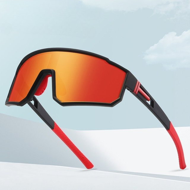 BMAD Sportsonnenbrille, Herren, Vollrand, Kunststoff, blue, black - Bild 1