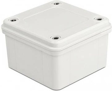 Delock 60396 Installations-Gehäuse Grau, Wandmontage, B/T/H: 9,6 x 9,6 x 9,6 cm - Bild 1