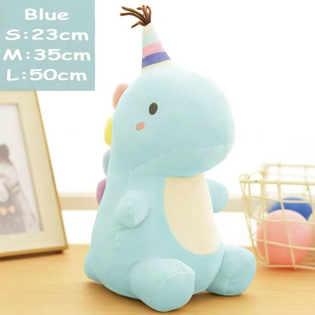 Regenbogen Hap Dinosaurier Plüschtier Puppe, Grün, Rosa, Blau, ab 1,5 Jahre - Bild 1