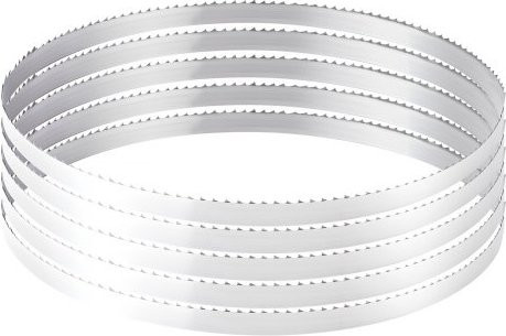 VEVOR Bandsägeblatt aus SK5 Kohlenstoffstahl, Farbe: Silber, Länge: 2780 mm, Breite: 16 mm, Dicke: 0,5 mm, 4 Zähne pro Zoll, 18 HRC gehärtete Zähne - Bild 1