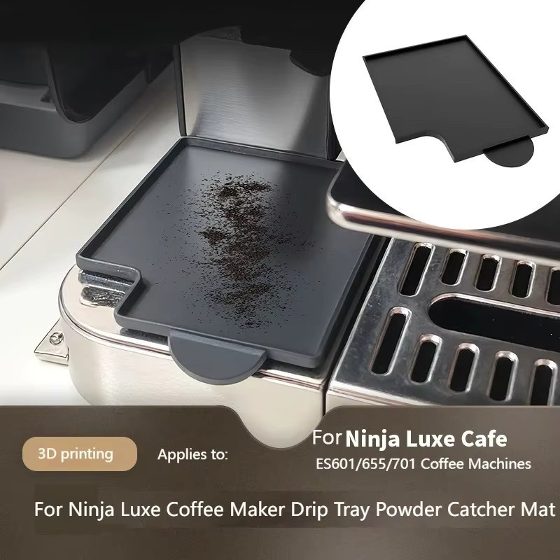 Ninja Kaffeemaschinen Pulverunterlage Barista-Werkzeug in Schwarz, rechteckig - Bild 2