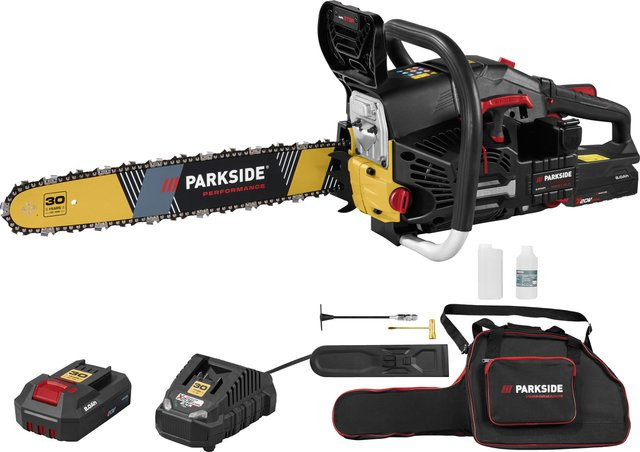 PARKSIDE PERFORMANCE Benzin-Kettensäge PPBKS-L 56 A1 mit Elektrostart - Bild 1